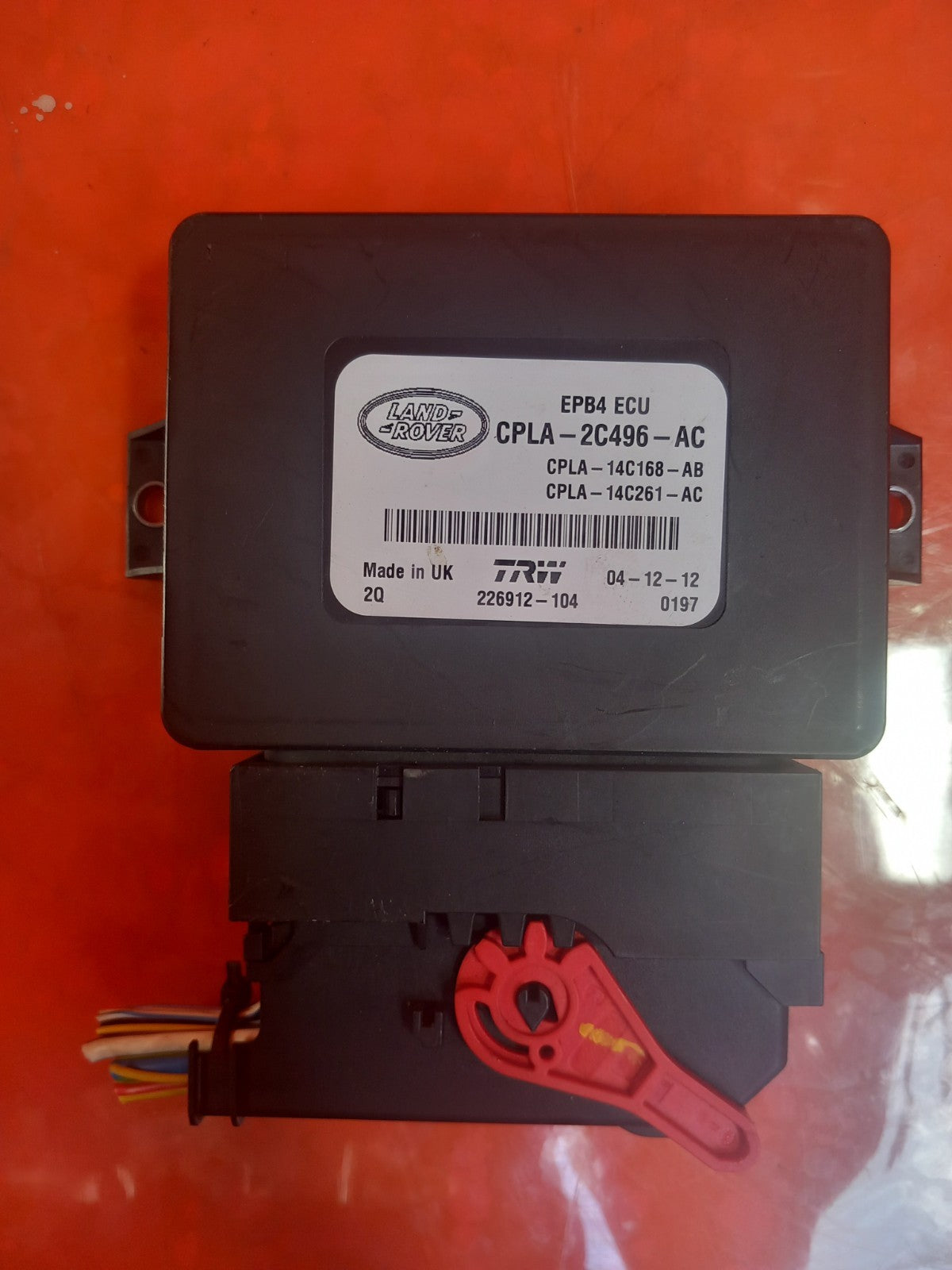 Range Rover Vogue L405 2012-2021 Electric Handbrake Control Module CPLA2C496AC - Image 2