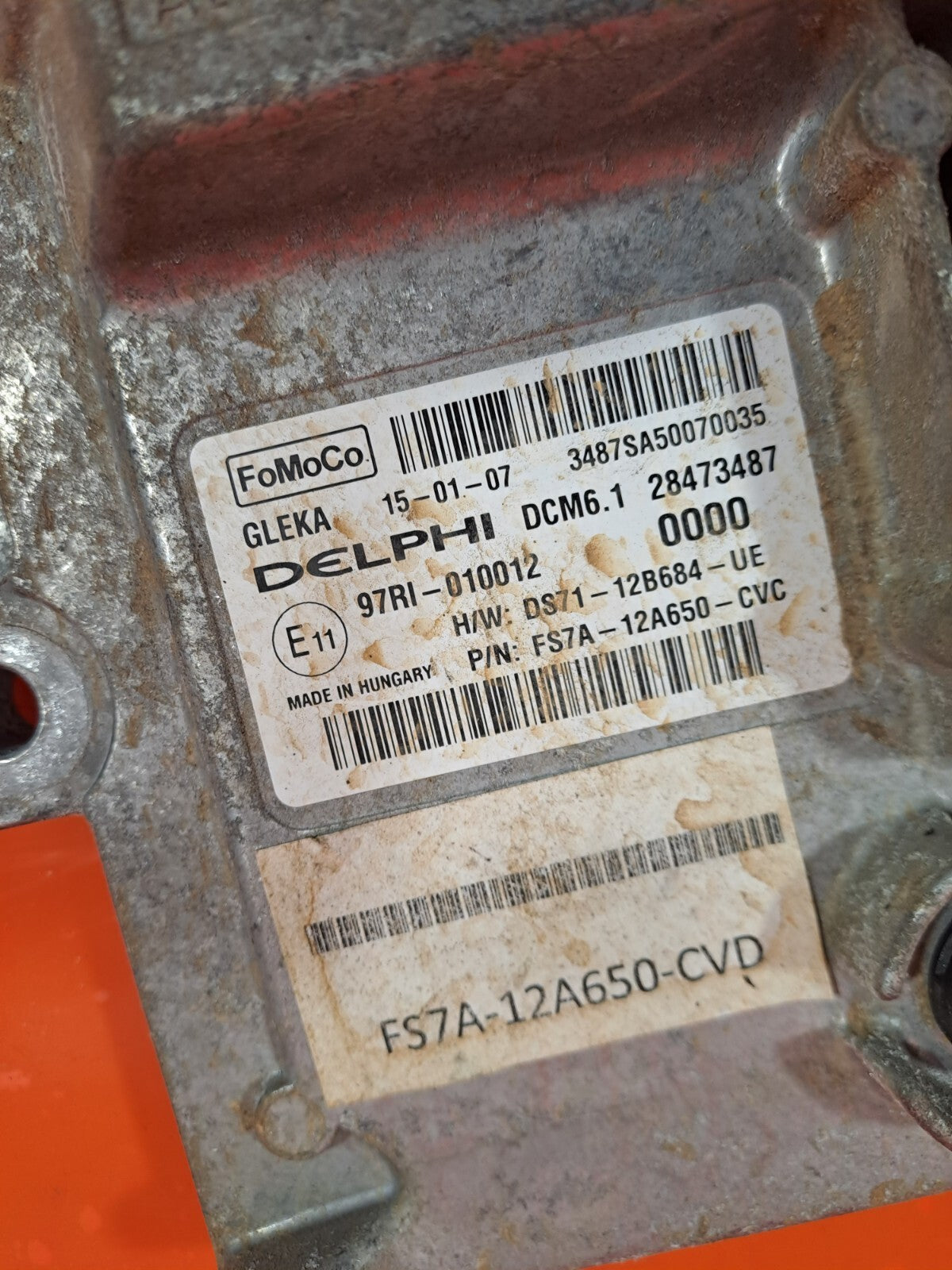 ✅FORD MONDEO MK5 2.0 DIESEL 2016 ENGINE CONTROL MODULE ECU DS71-12B684-UE A254 - Image 8