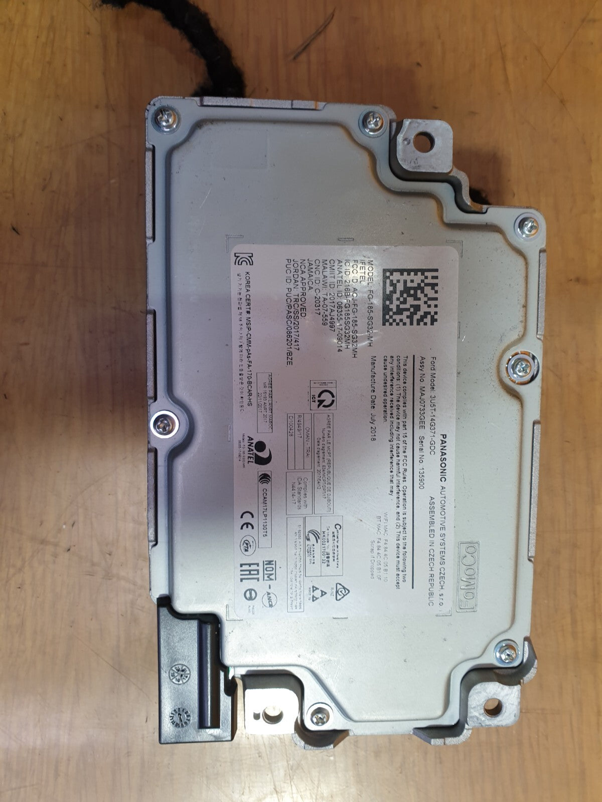 ✅2018 FORD FOCUS MK4 SAT NAV CONTROL MODULE 3U5T-14G371-GDC + WARRANTY A175 - Image 6