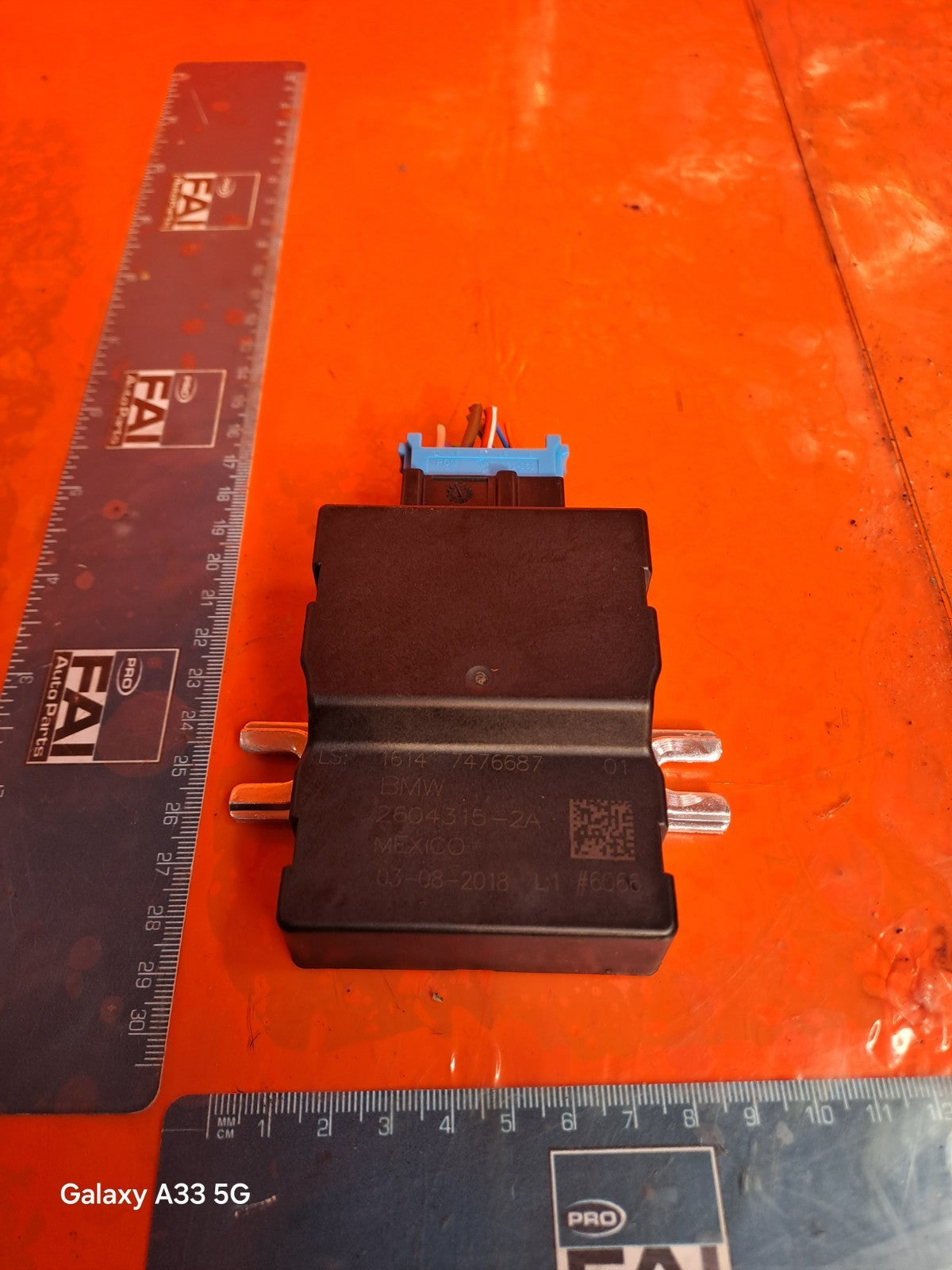 ✅2018 BMW X1 F48 2.0P FUEL PUMP CONTROL MODULE 7476687 + WARRANTY A303 - Image 1