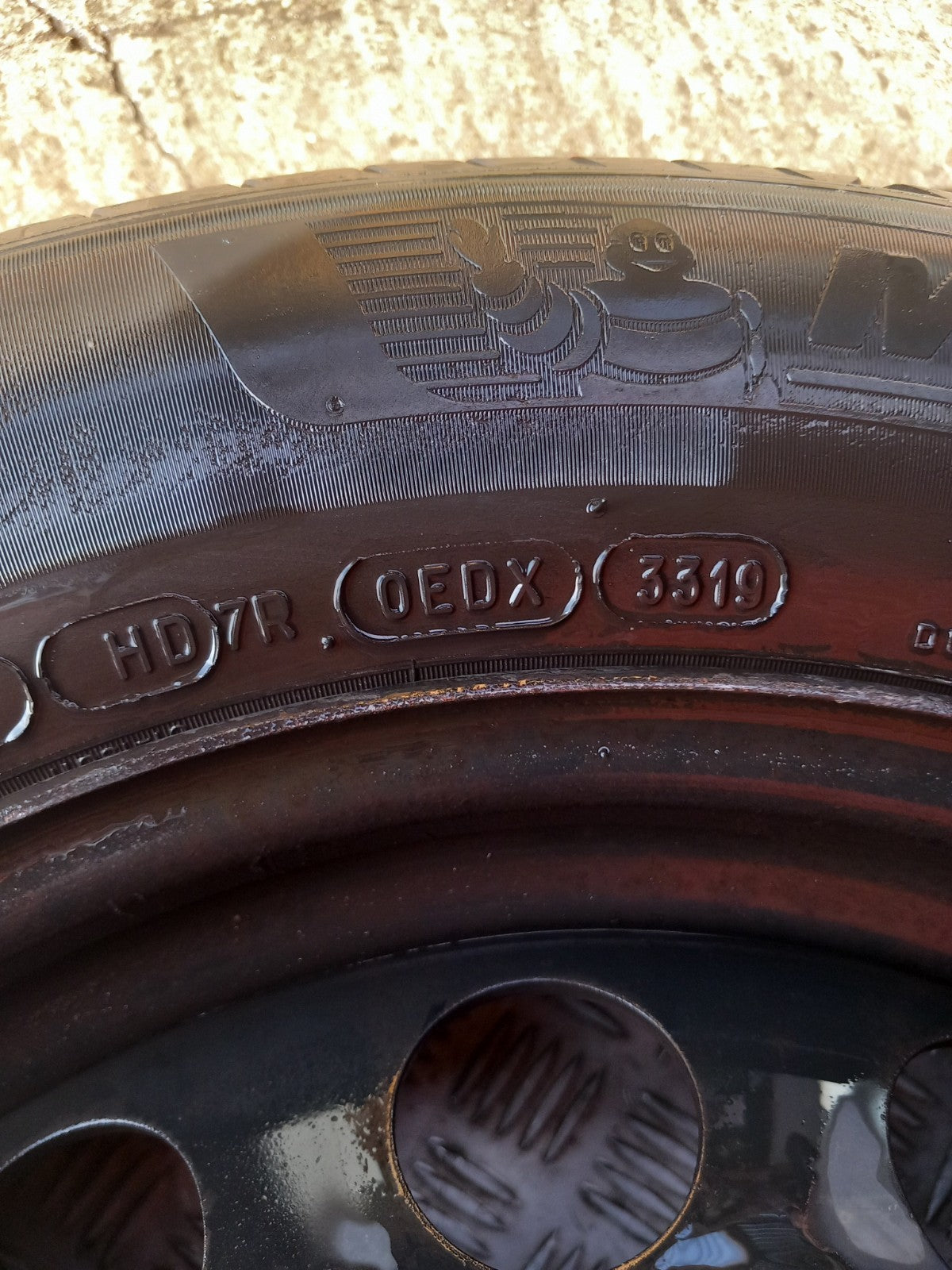 Vauxhall Combo MK4 1.5 Diesel 2020 Alloy Wheel with Tyre 205/60 R16 3,77 mm A414 - Image 6
