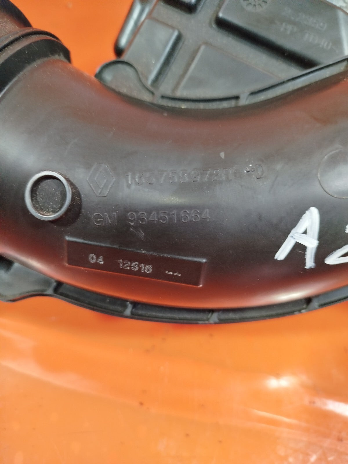 ✅2015 RENAULT TRAFIC MK3 SL27 INTERCOOLER PIPE HOSE 93451664 + WARRANTY A250 - Image 12