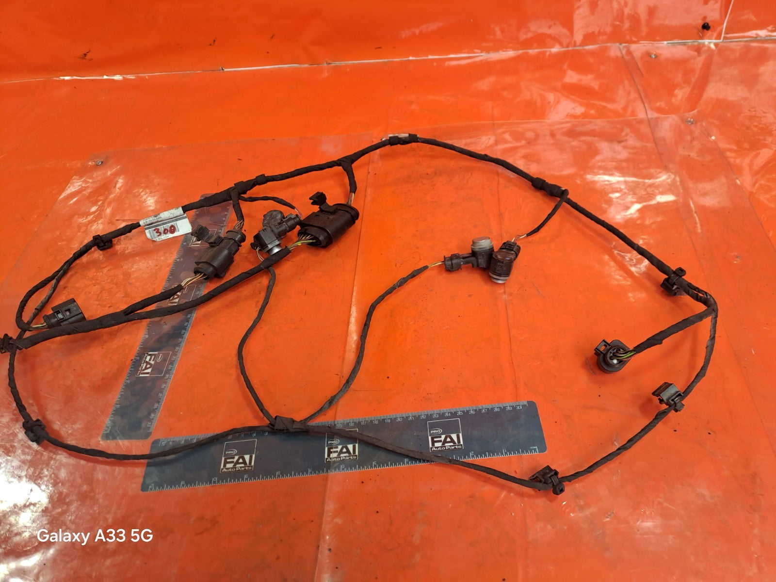 ✅2009 AUDI Q7 4L REAR BUMPER PARKING SENSOR WIRING LOOM 4L0971104 +WARRANTY A300 - Image 11