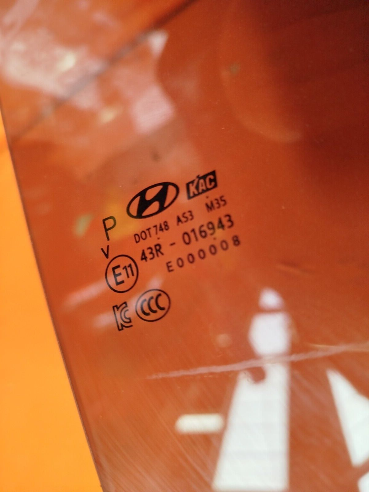 ✅2019 HYUNDAI KONA 1.0P REAR RIGHT DOOR GLASS WINDOW 43R-016943 + WARRANTY A258 - Image 7