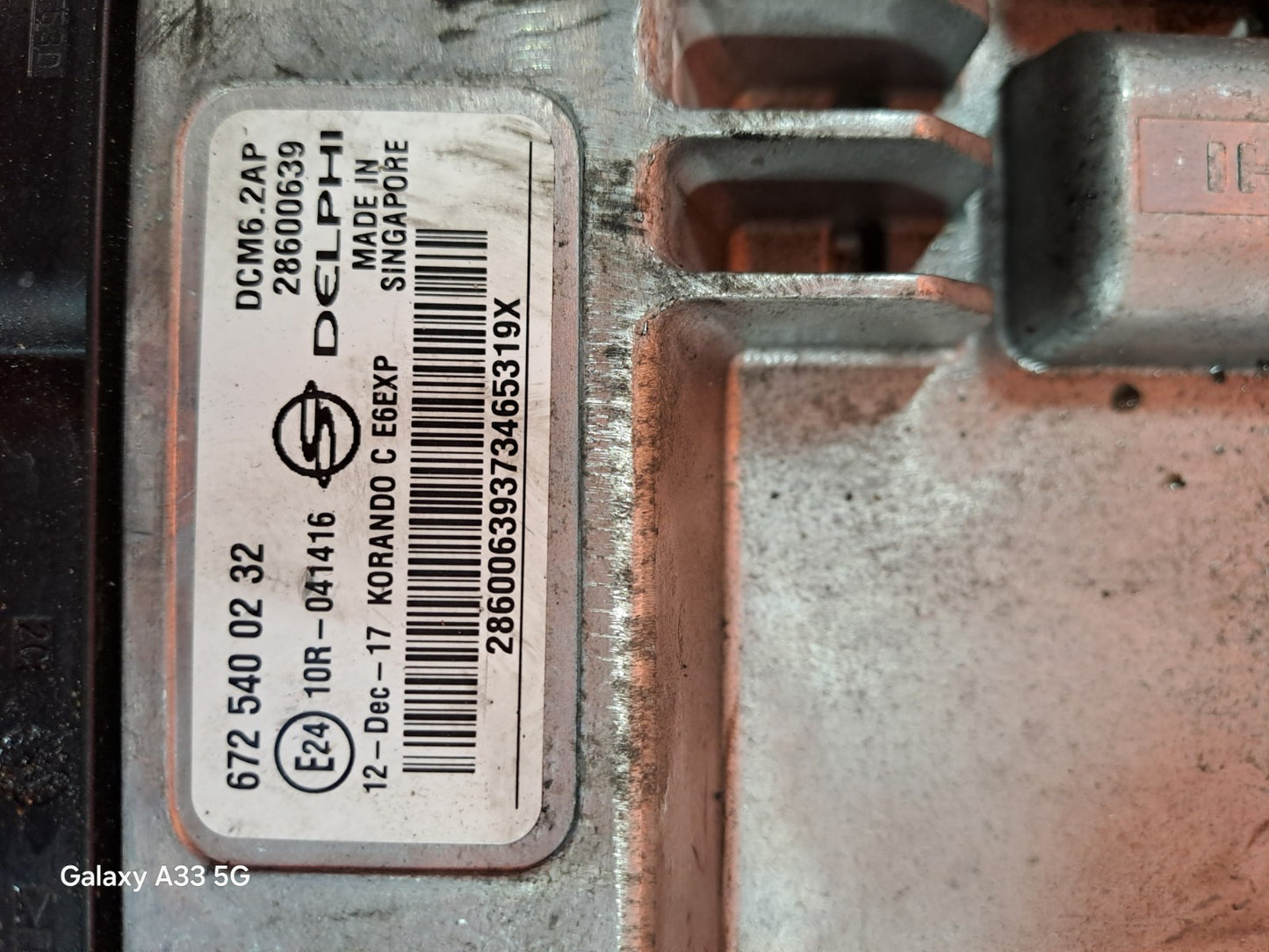 ✅2018 SSANGYONG KORANDO LE ECU KIT SET 6725400232 + WARRANTY A288 - Image 7
