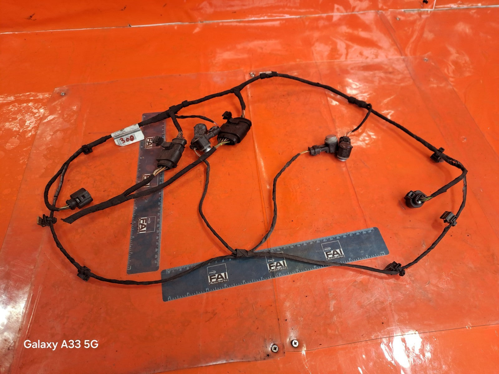 ✅2009 AUDI Q7 4L REAR BUMPER PARKING SENSOR WIRING LOOM 4L0971104 +WARRANTY A300 - Image 9