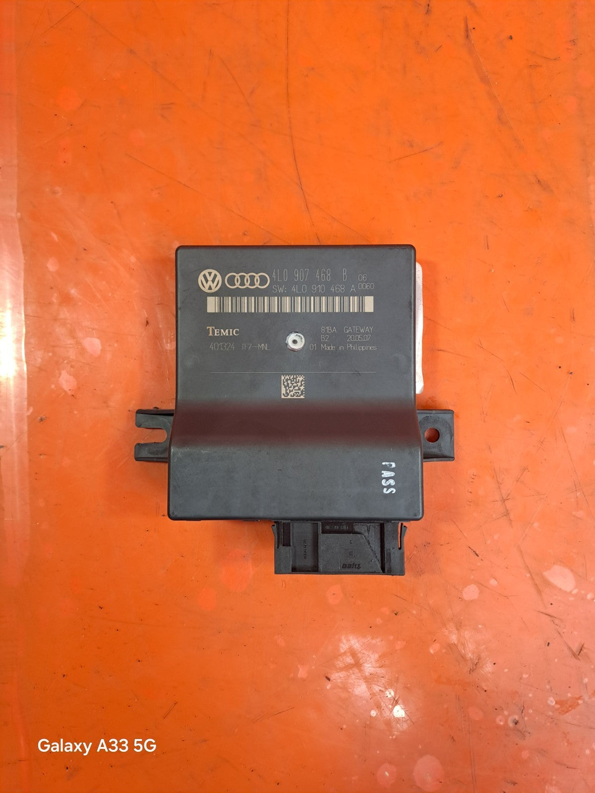 ✅2007 AUDI Q7 4L 3.0D GATEWAY CONTROL MODULE 4L0907468B + WARRANTY A295 - Image 1