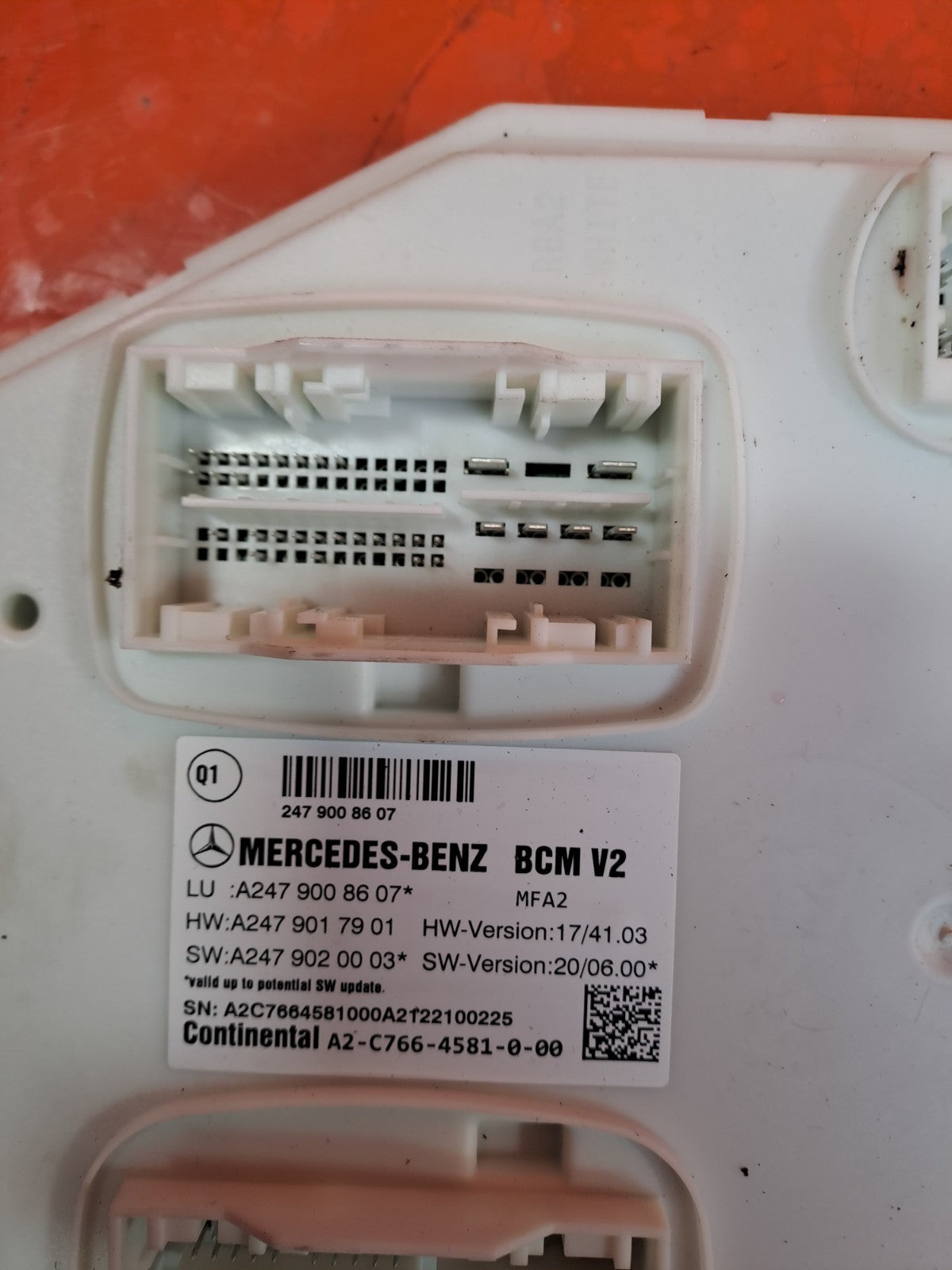 ✅MERCEDES CLA 180 AMG LINE 1.3 PETROL 2021 BCM BODY CONTROL MODULE A2479008607 - Image 7
