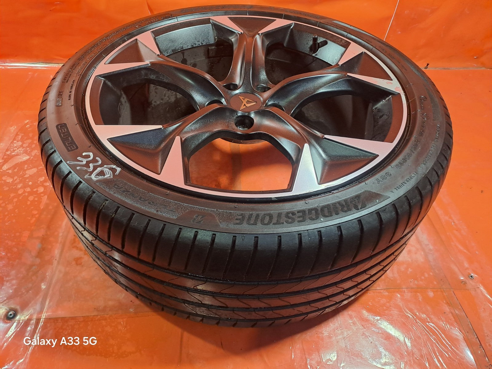 ✅2023 CUPRA FORMENTOR ALLOY WHEEL WITH TYRE 245/40 R19 5FF601025E +WARRANTY A336 - Image 2