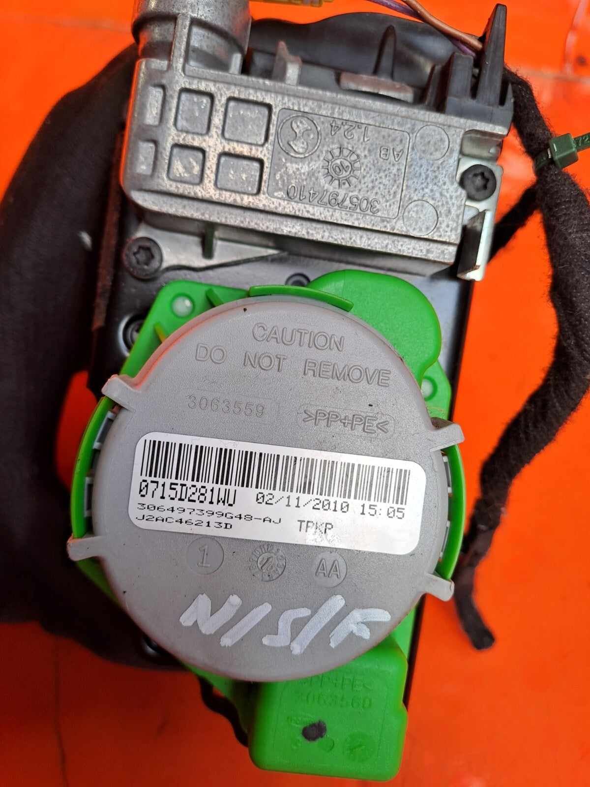 ✅Audi A5 S Line 2010 2.0 Petrol FRONT LEFT SEAT BELT 8T0857705 8A0857732 A223 - Image 12