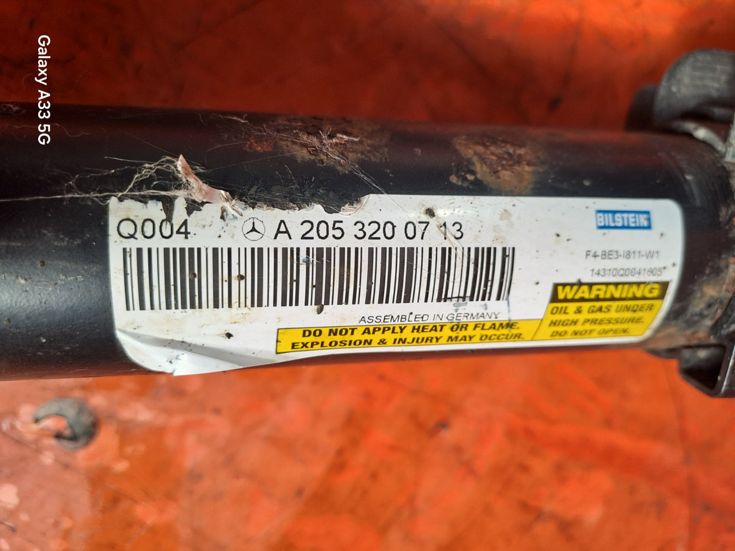 ✅MERCEDES W205 C200 2.0 PETROL 2015 FRONT RIGHT/LEFT SHOCK ABSORBER A2053200713 - Image 8