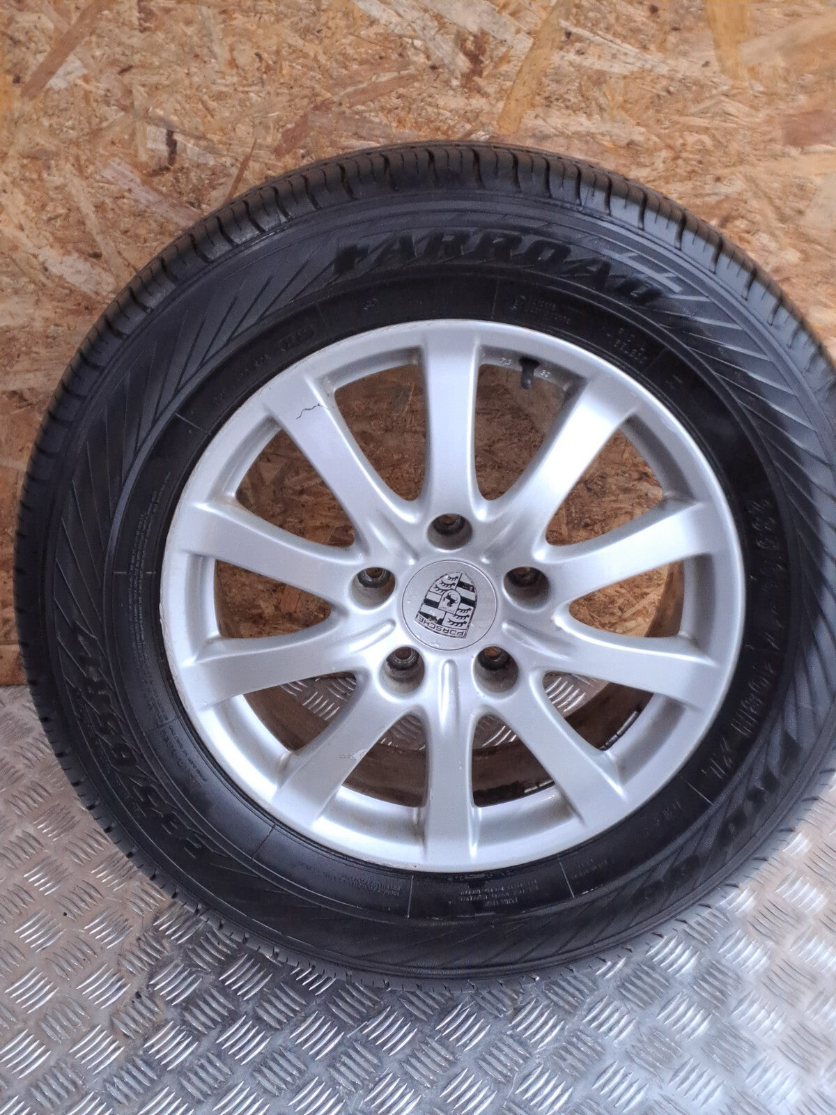 ✅2010 PORSCHE CAYENNE 9PA ALLOY WHEEL WITH TYRE 235/65 R17 + WARRANTY A268 - Image 2