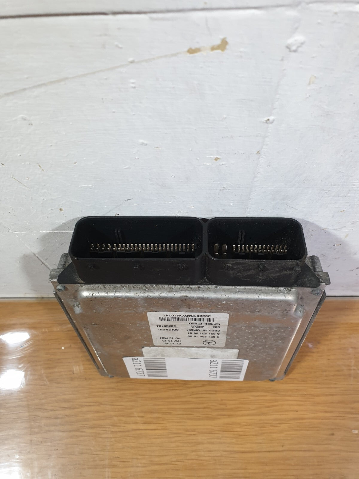 MERCEDES B CLASS W246 1.8 DIESEL 2012 ENGINE CONTROL MODULE ECU A6519007600 A211 - Image 6