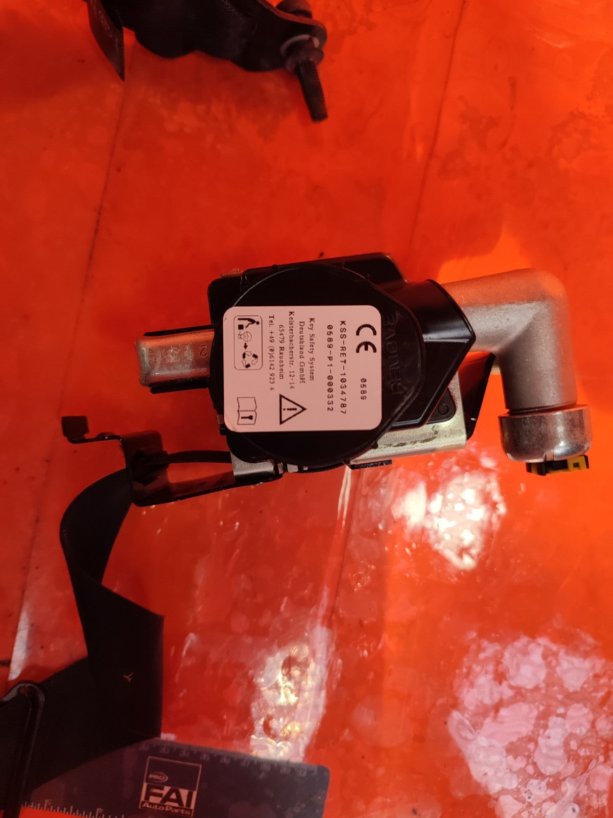 ✅2018 FORD GALAXY ZETEC FRONT RIGHT SEAT BELT EM2B-R61294-BA + WARRANTY A301 - Image 10