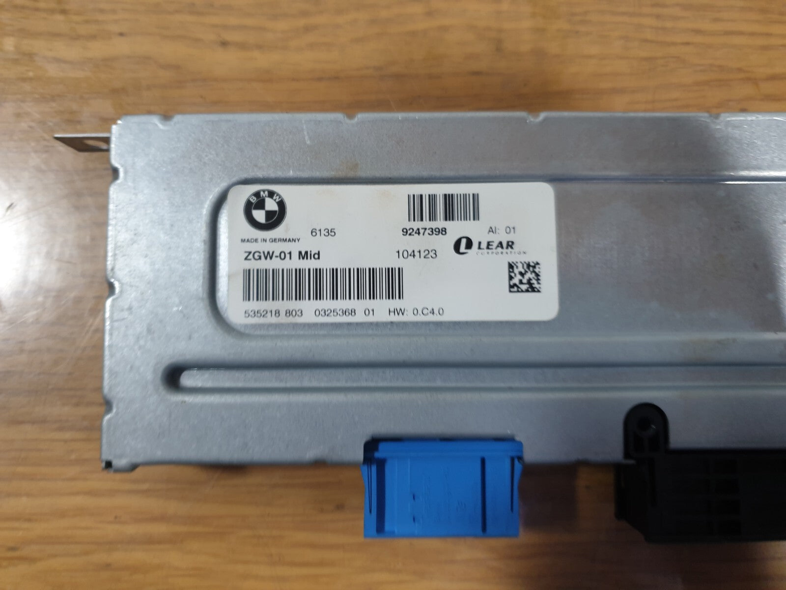 BMW 520D F11 2.0 DIESEL 2010 GATEWAY CONTROL MODULE ECU 9247398 Warranty A216 - Image 2