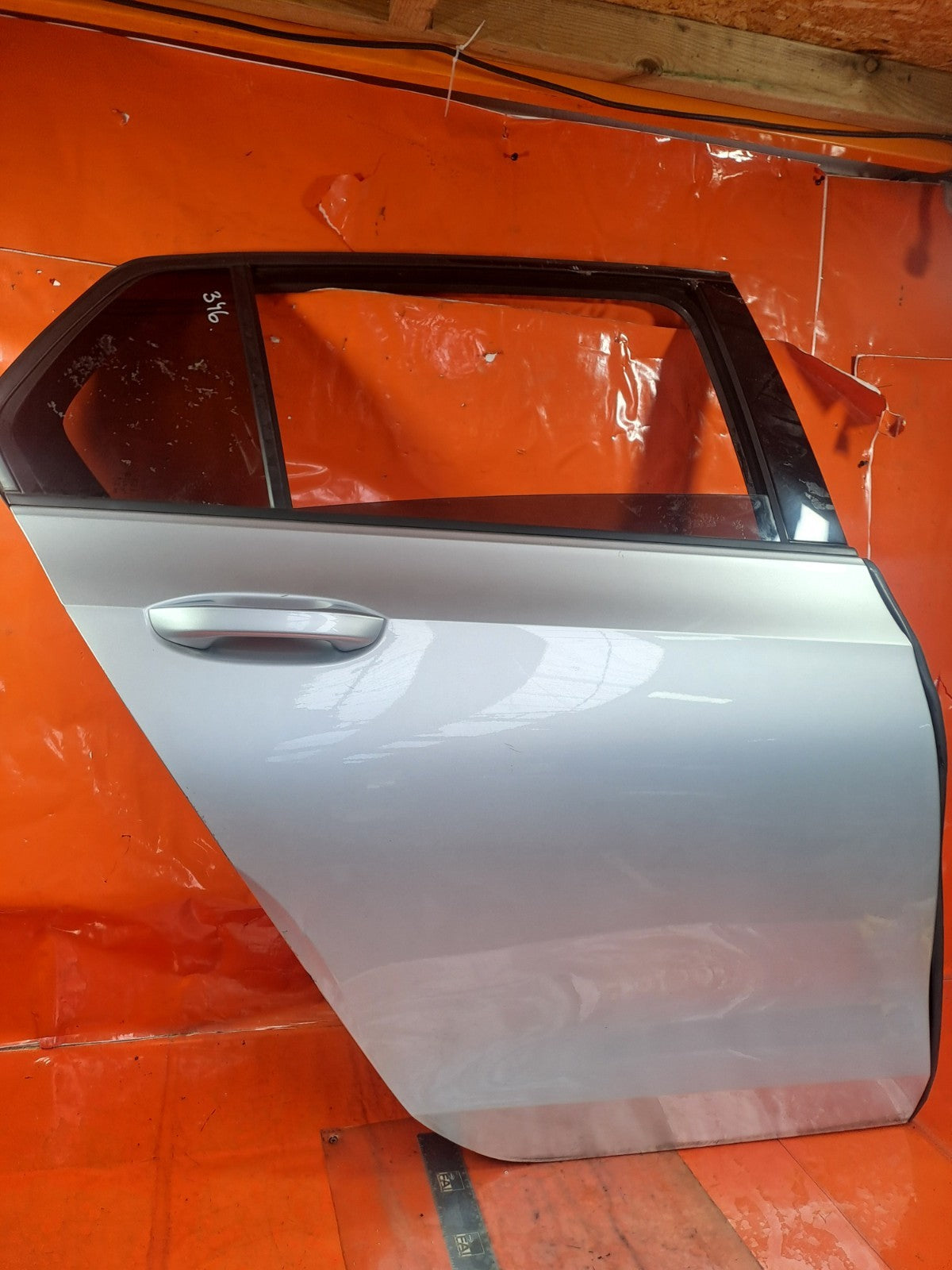 ✅VW GOLF R-LINE MK8 2.0 DIESEL 2020 REAR RIGHT DOOR BARE SILVER Warranty A346 - Image 5