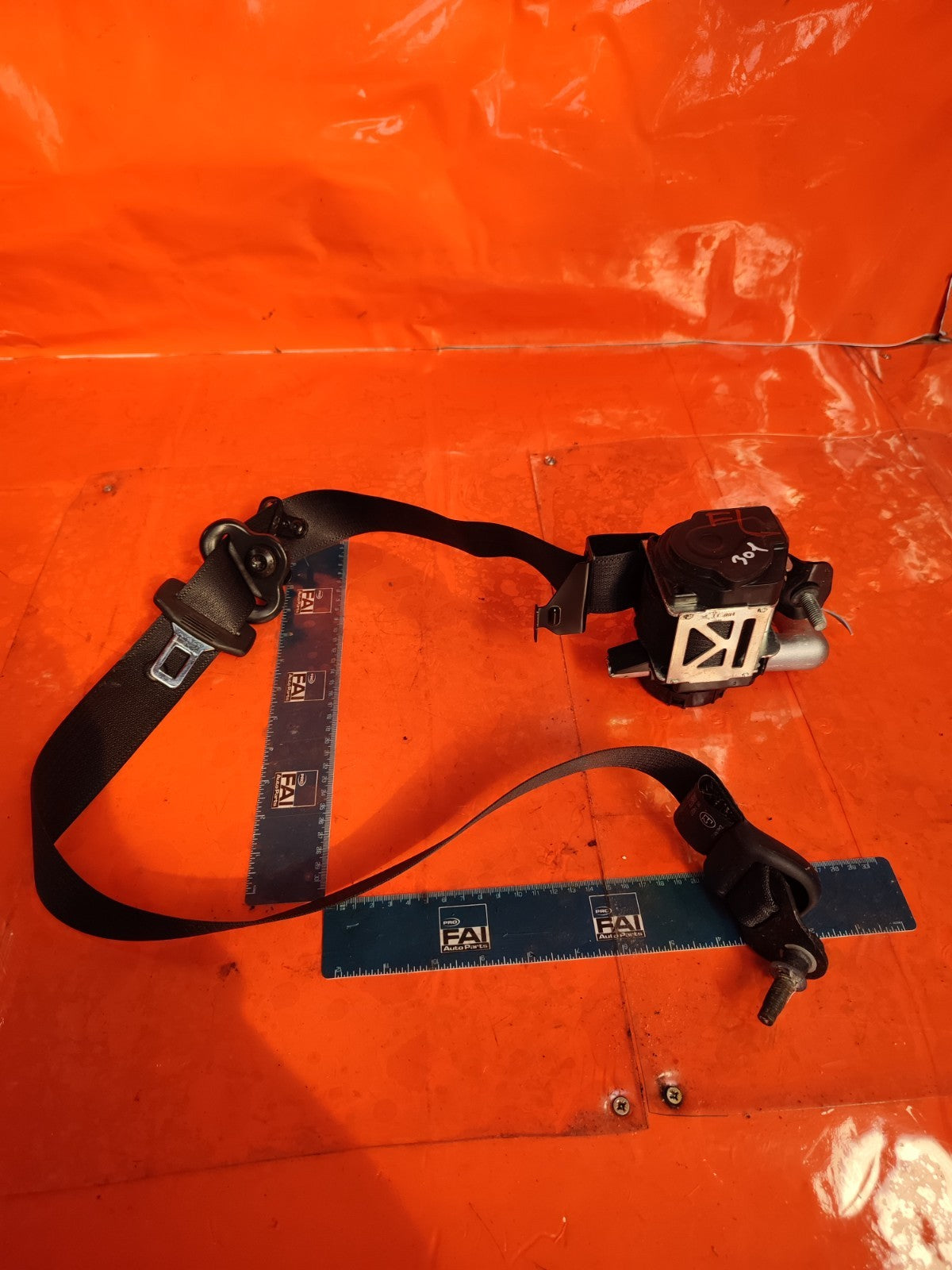 ✅2018 FORD GALAXY ZETEC 2.0D FRONT LEFT SEAT BELT EM2B-R61295-BB + WARRANTY A301 - Image 5