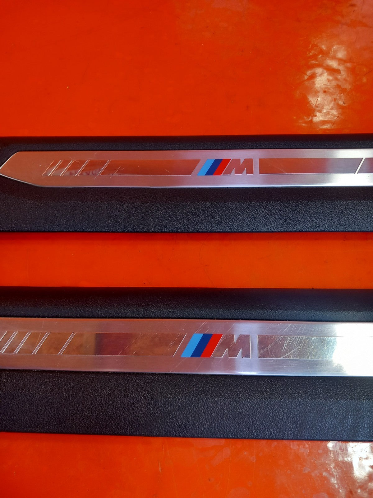 2020 BMW 2 Series F44 M Sport Front Door Sill Step Trim Pair 7489947 A386 - Image 3