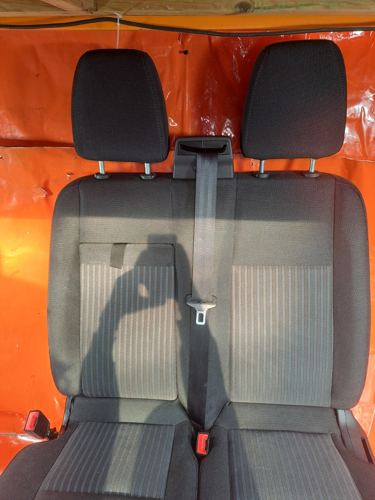 ✅2022 FORD TRANSIT CUSTOM 2.0D PASSENGER SIDE FRONT TWIN SEATS + WARRANTY A353 - Image 9