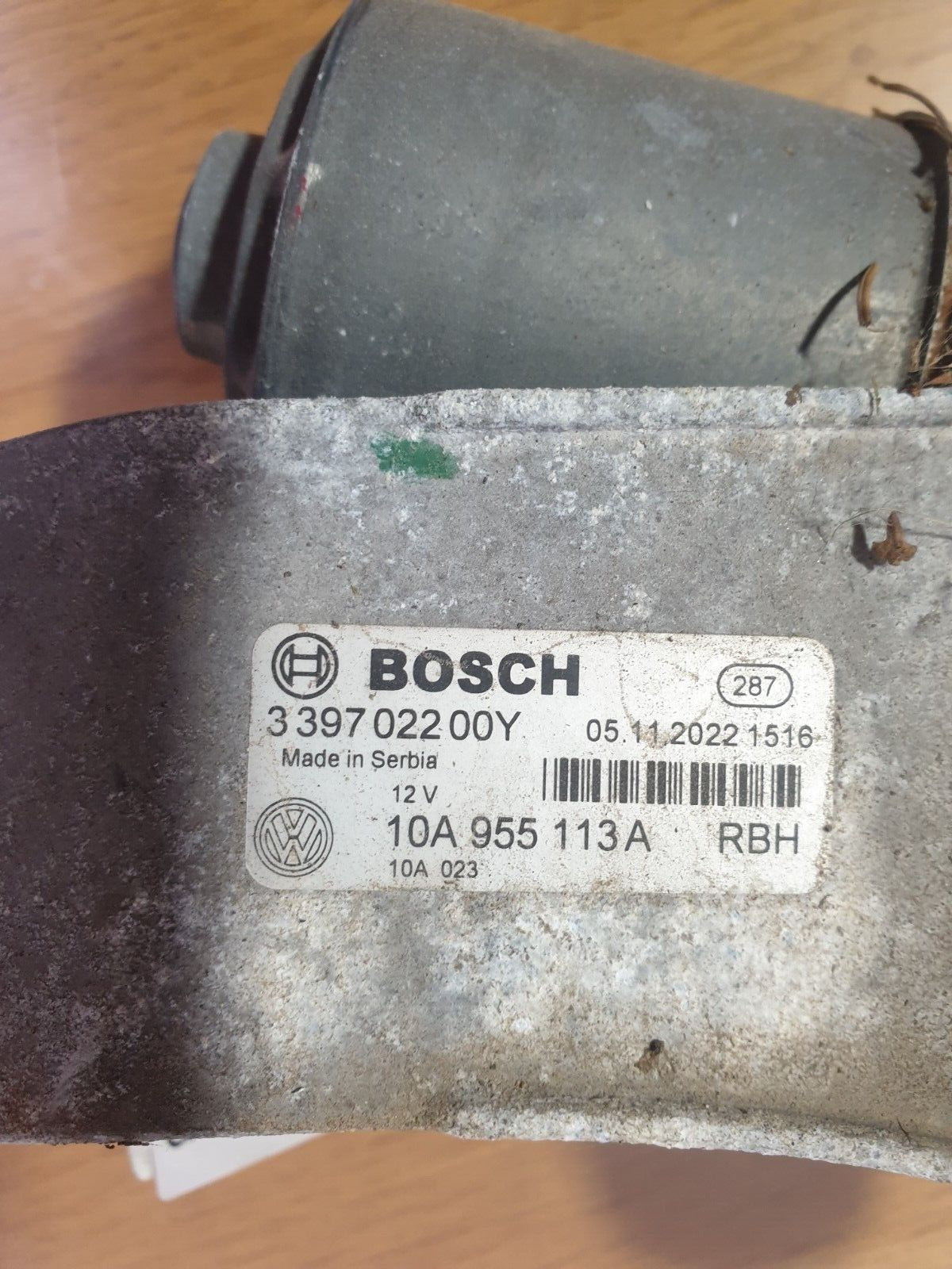 2023 CUPRA BORN V2 EV FRONT LEFT WINDSCREEN WIPER MOTOR 10A955113A A209 - Image 9