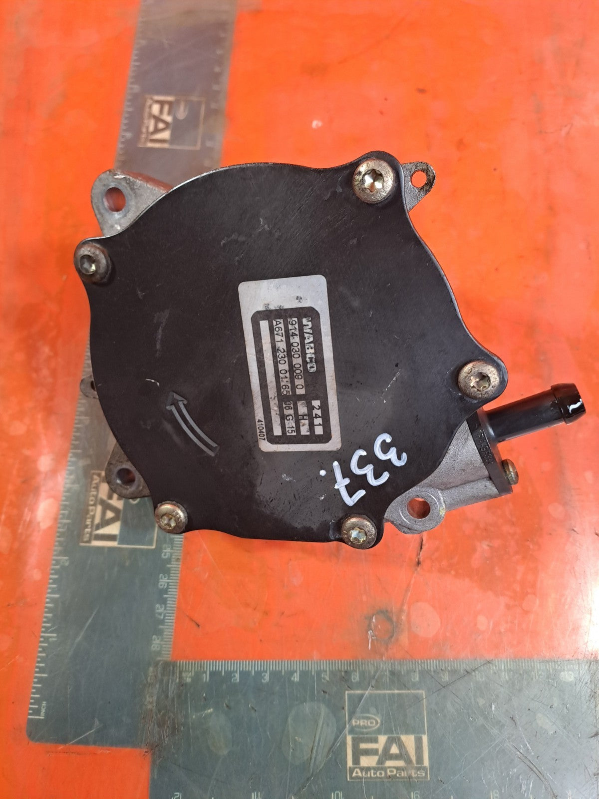 ✅SSANGYONG KORANDO 2.2 DIESEL 2015 D22DTF BRAKE VACUUM PUMP A6712300165 Warranty - Image 9