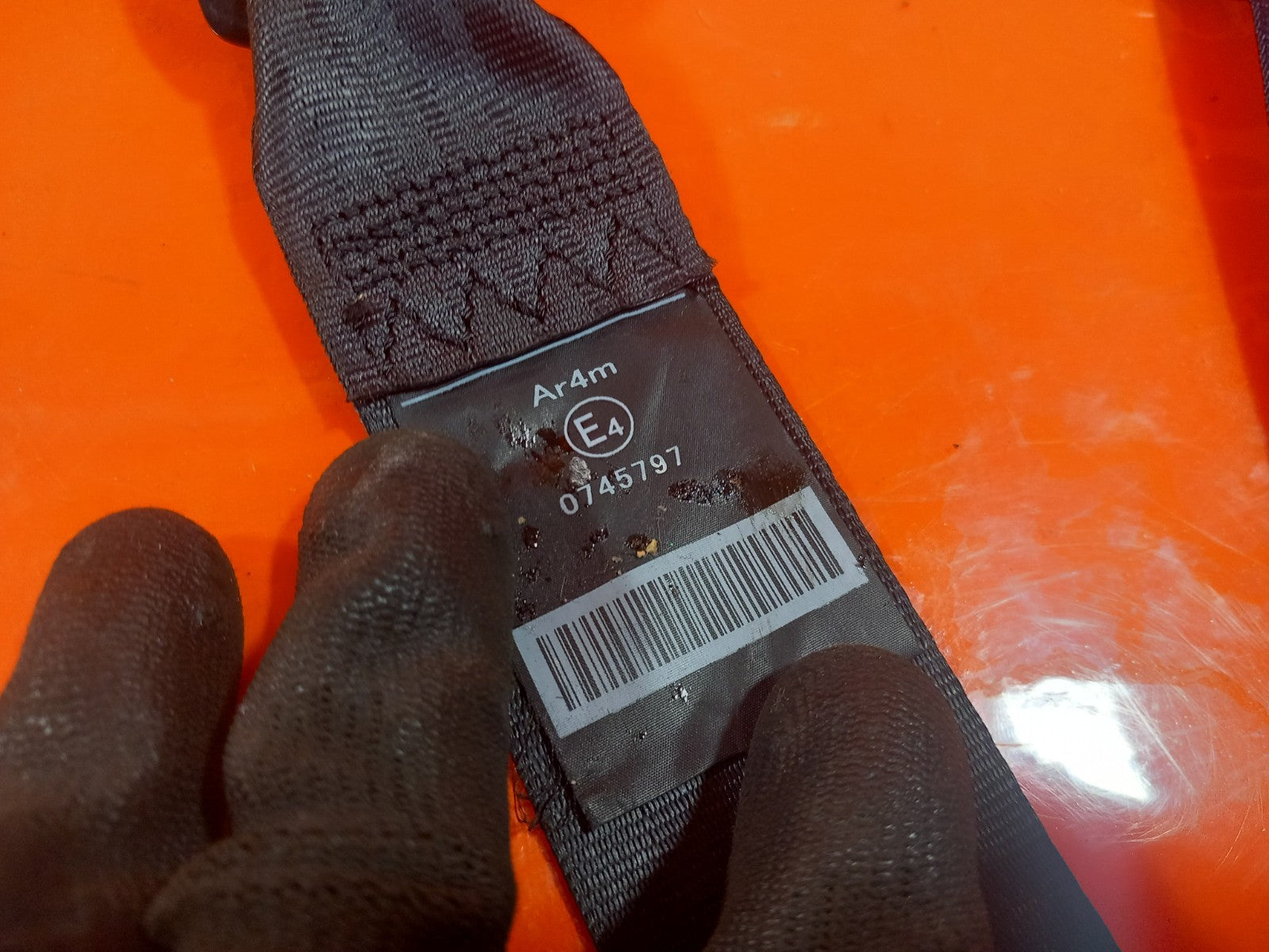 2021 Ford Ranger Wildtrak Rear Seat Belt Center JB3B-26611B64-B Warranty A407 - Image 8