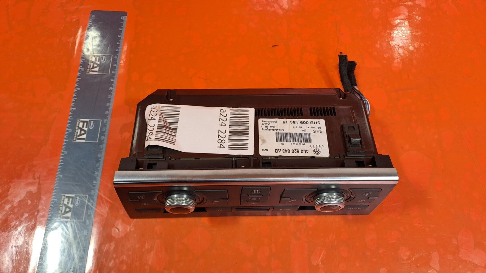 2010 AUDI Q7 S-LINE 3.0D CLIMATE CONTROL PANEL 4L0820043AB + WARRANTY A224 - Image 4