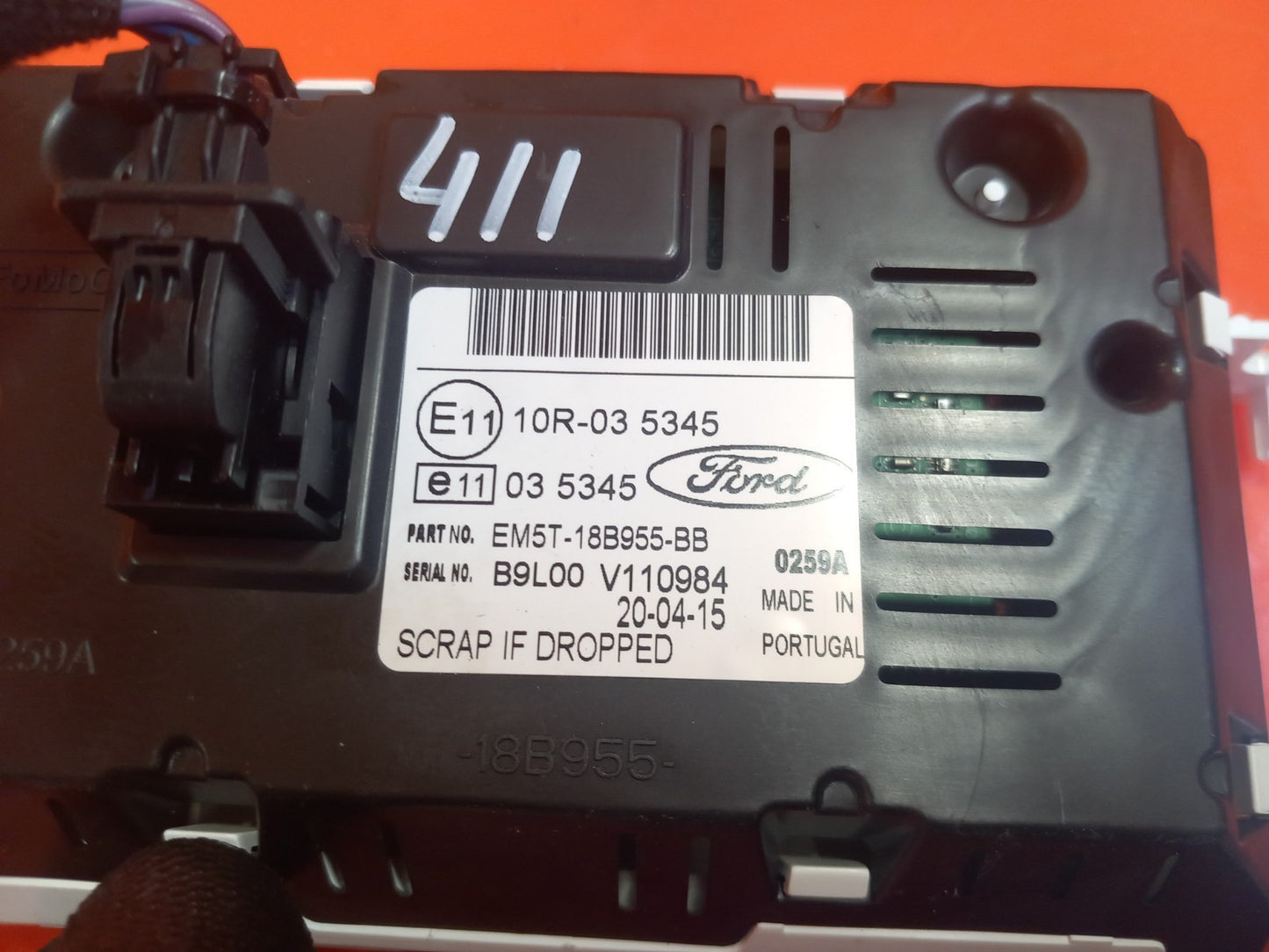 2016 Ford Tourneo Custom Navigation Screen Display EM5T-18B955-BB Warranty A411 - Image 9