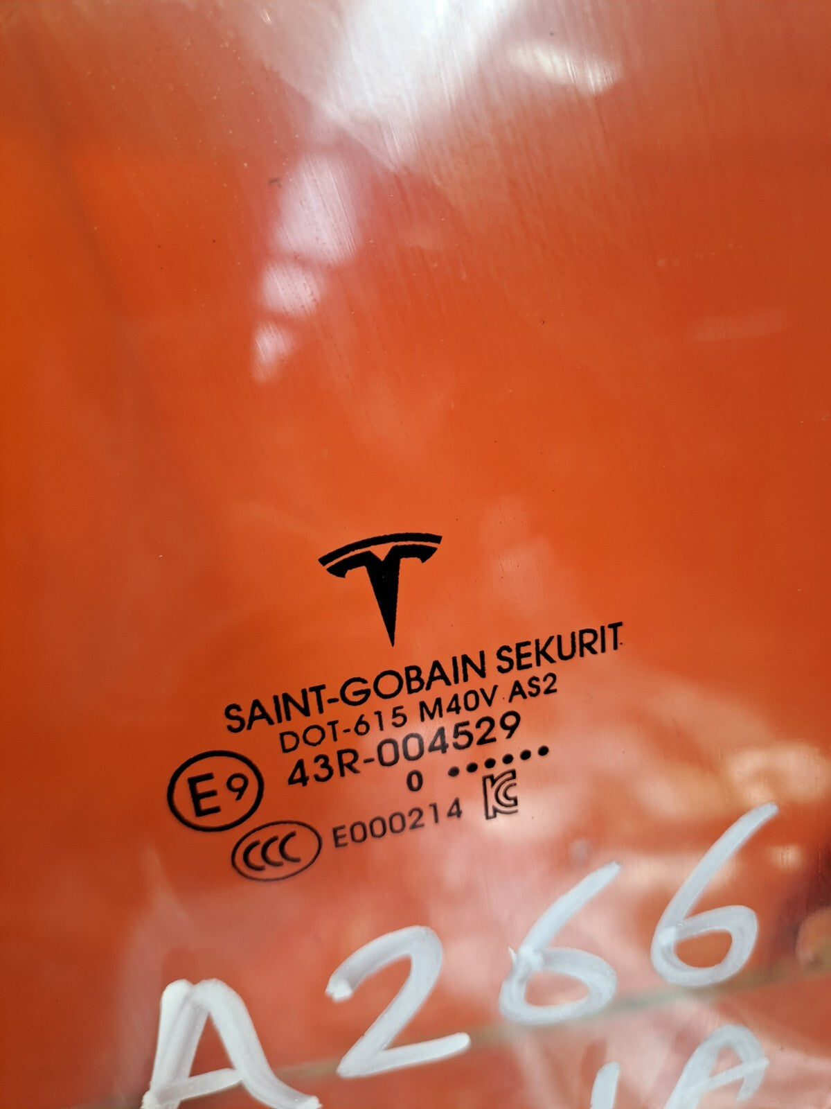 ✅TESLA MODEL 3 LONG RANGE 2020 REAR RIGHT DOOR WINDOW GLASS 43R-004529 Warranty - Image 11