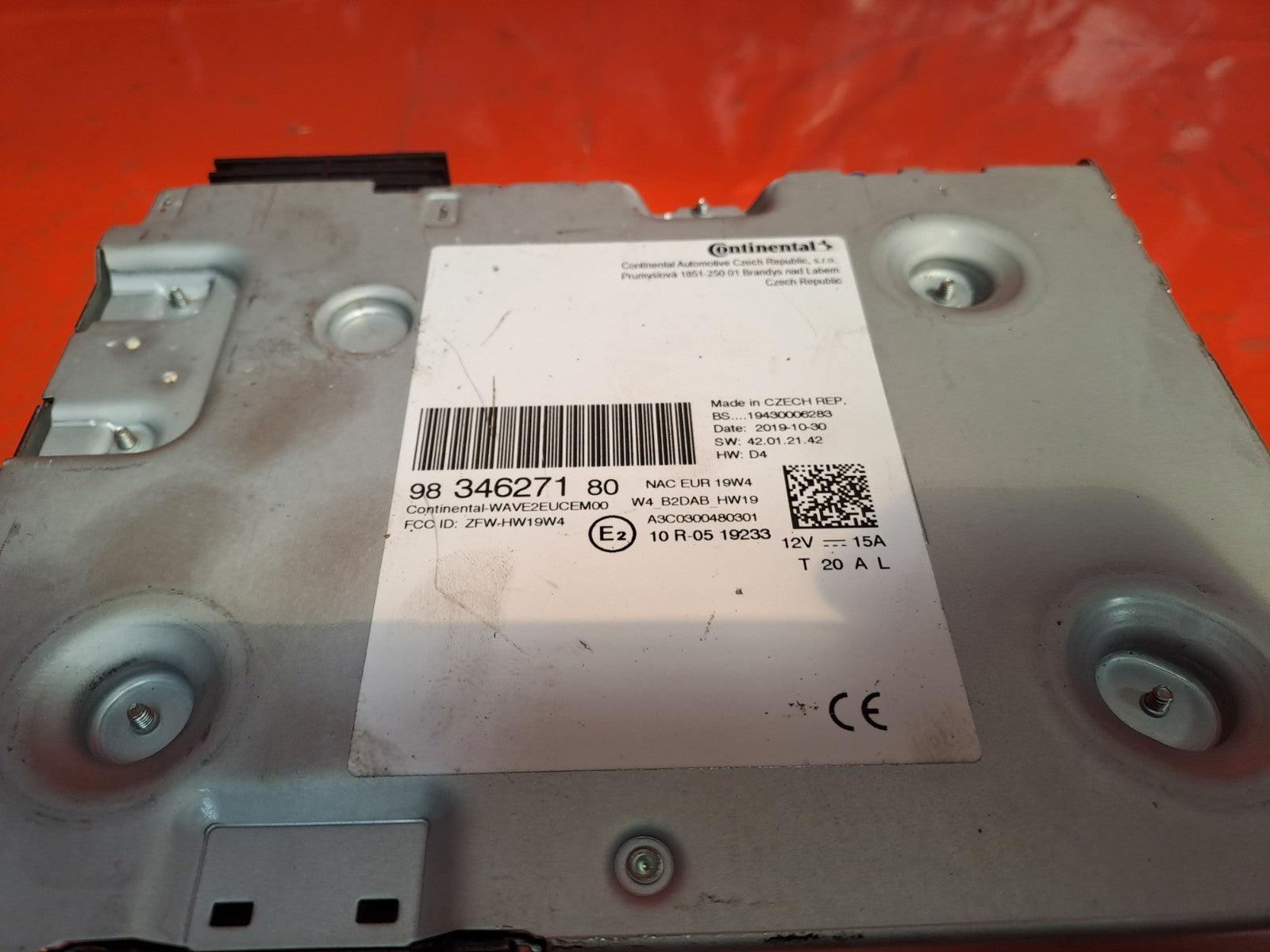 ✅Citroen Berlingo 650 1.5 Diesel 2020 Radio CD GPS Player Head Unit 9834627180 - Image 6