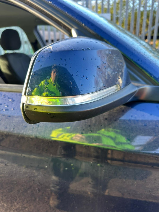 ✅2015 BMW 1 SERIES SPORT F20 FRONT RIGHT WING MIRROR BLUE (A76) + WARRANTY A316 - Image 1