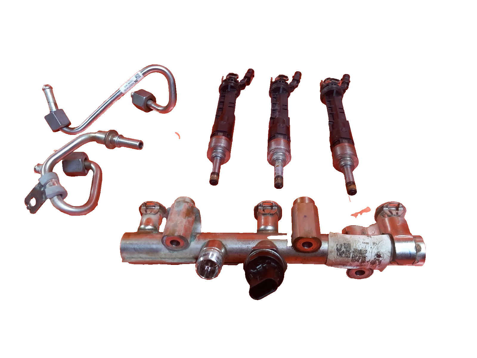 2024 Dacia Jogger Fuel Injectors and Rail 166005550R Warranty A391 - Image 1