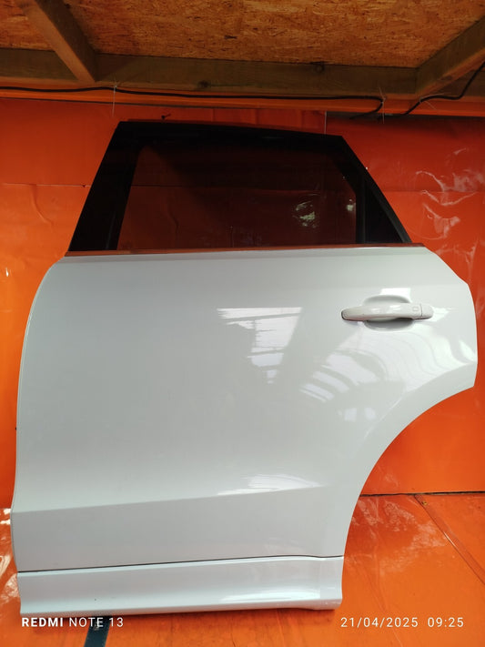 ✅2012 AUDI Q5 8R S LINE 2.0P REAR LEFT DOOR BARE WHITE S9R + WARRANTY A276 - Image 1