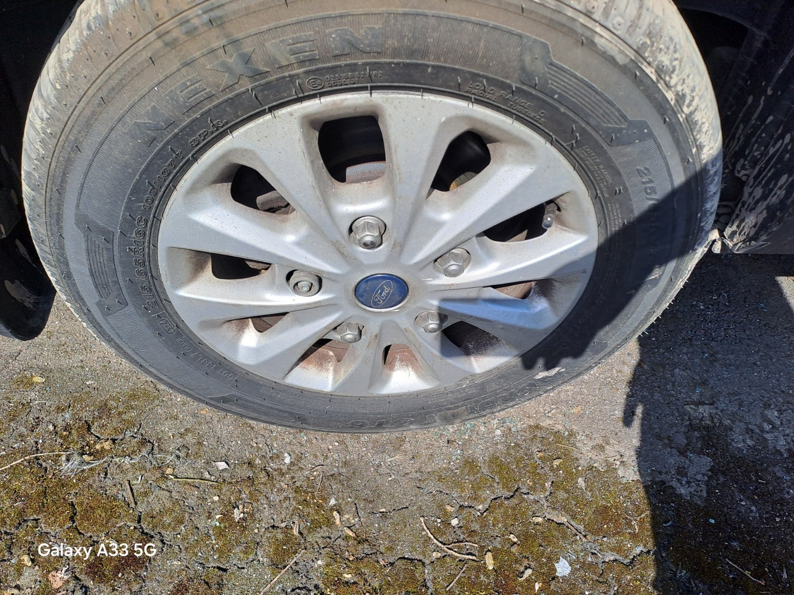 ✅2019 Ford Transit Custom Alloy Wheel with Tyre 215/65 R16 JK21-1007-GA A383 - Image 1