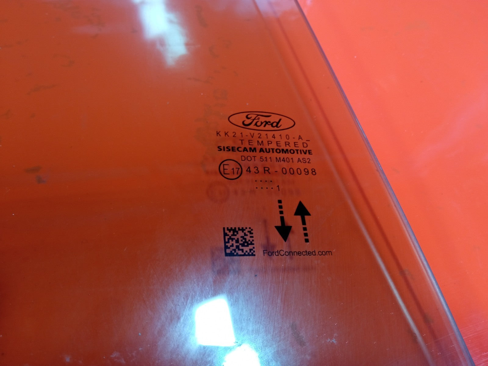 ✅Ford Transit Custom 2.0 Diesel 2021 Front Right Window Glass KK21V21410A A370 - Image 3