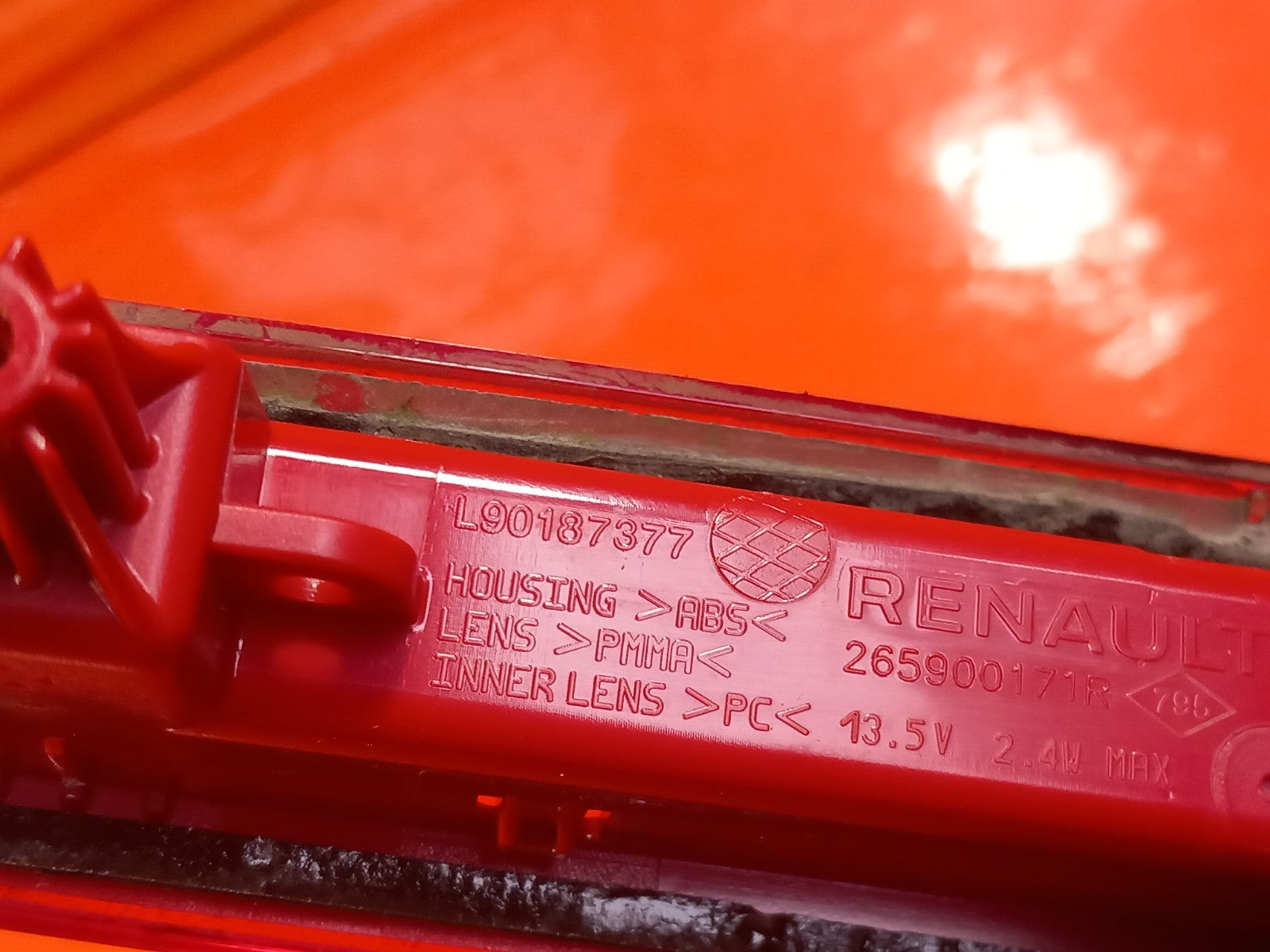 2025 Renault Kangoo MK3 Rear Third Brake Stop Light 265900171R Warranty A408 - Image 7
