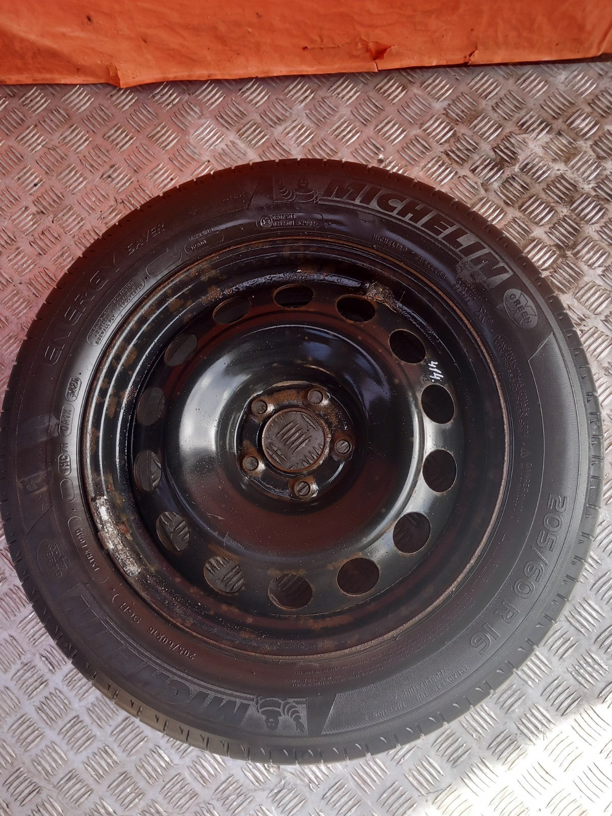 Vauxhall Combo MK4 1.5 Diesel 2020 Alloy Wheel with Tyre 205/60 R16 4,30 mm A414 - Image 2