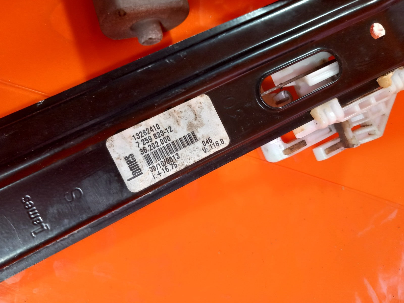 2013 BMW 3 Series F30 Xdrive M Front Left Window Motor Regulator 7259823 A395 - Image 9