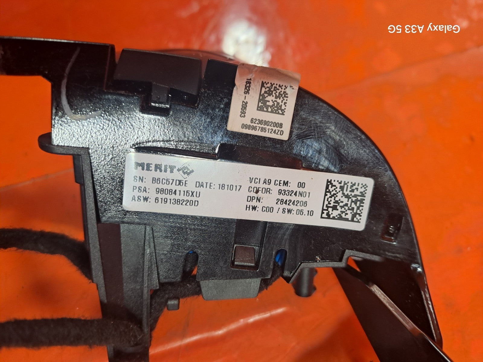 ✅PEUGEOT 308 1.5 DIESEL 2019 STEERING WHEEL CONTROL SWITCHES 98084115XU Warranty - Image 5