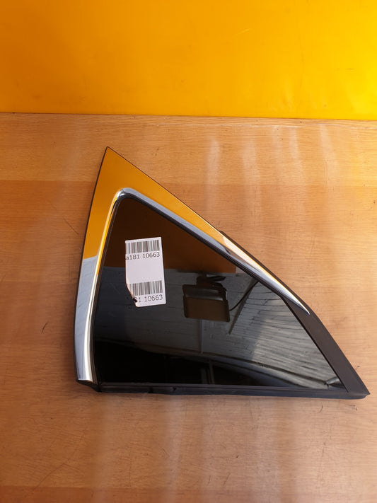 ✅2022 HYUNDAI I20 MK3 1.0P REAR RIGHT QUARTER WINDOW GLASS 87820Q0120  A181 - Image 1