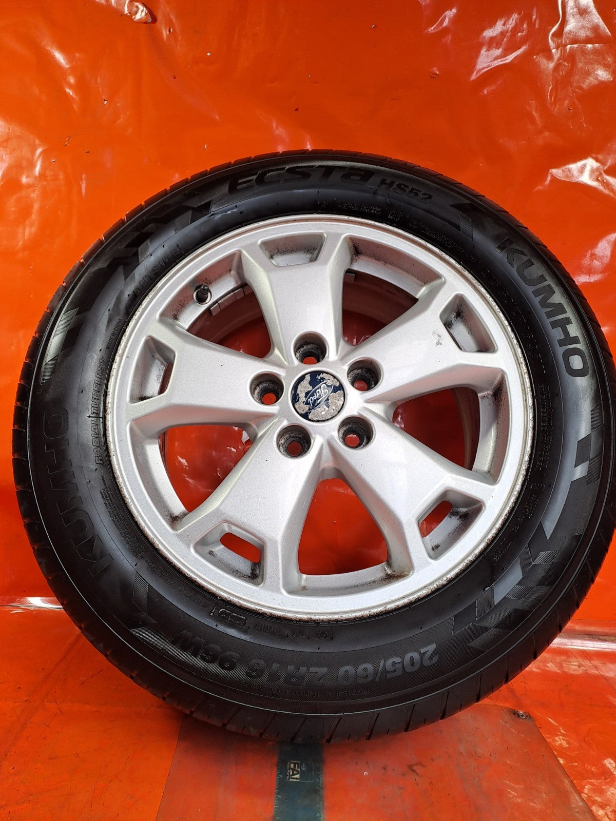 ✅2015 FORD TRANSIT CONNECT V408 ALLOY WHEEL WITH TYRE 205/60 R16 DT11-AC A355 - Image 11