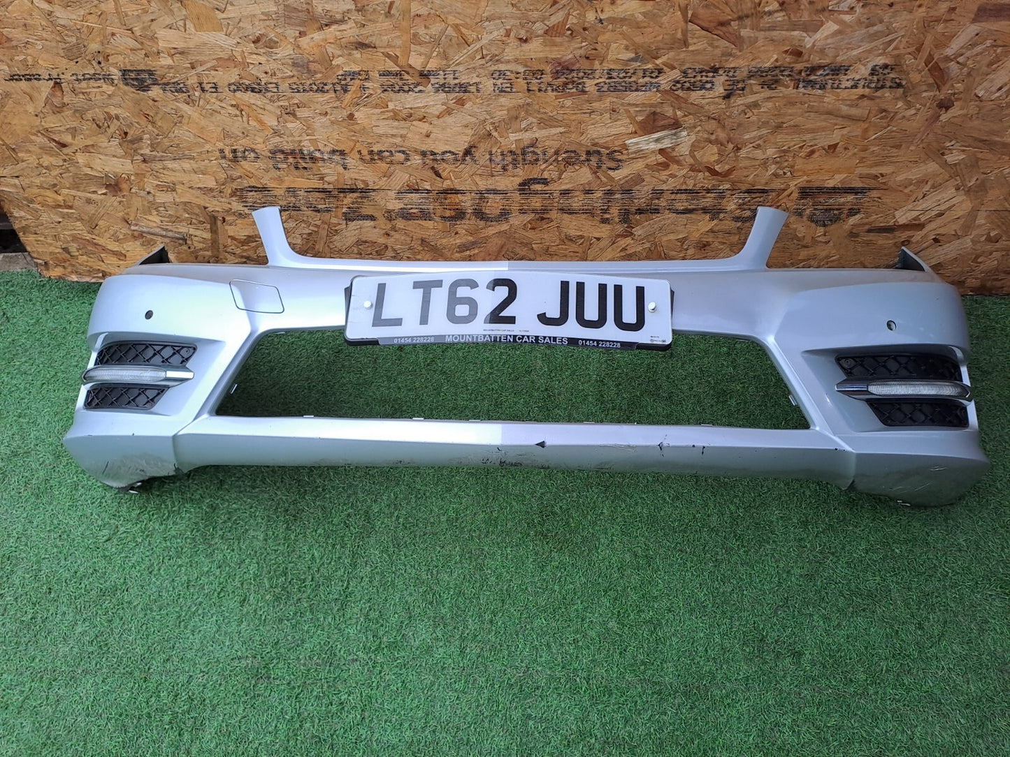 MERCEDES W204 C220 AMG SPORT 2.1 DIESEL 2012 FRONT BUMPER SILVER Warranty A238 - Image 1