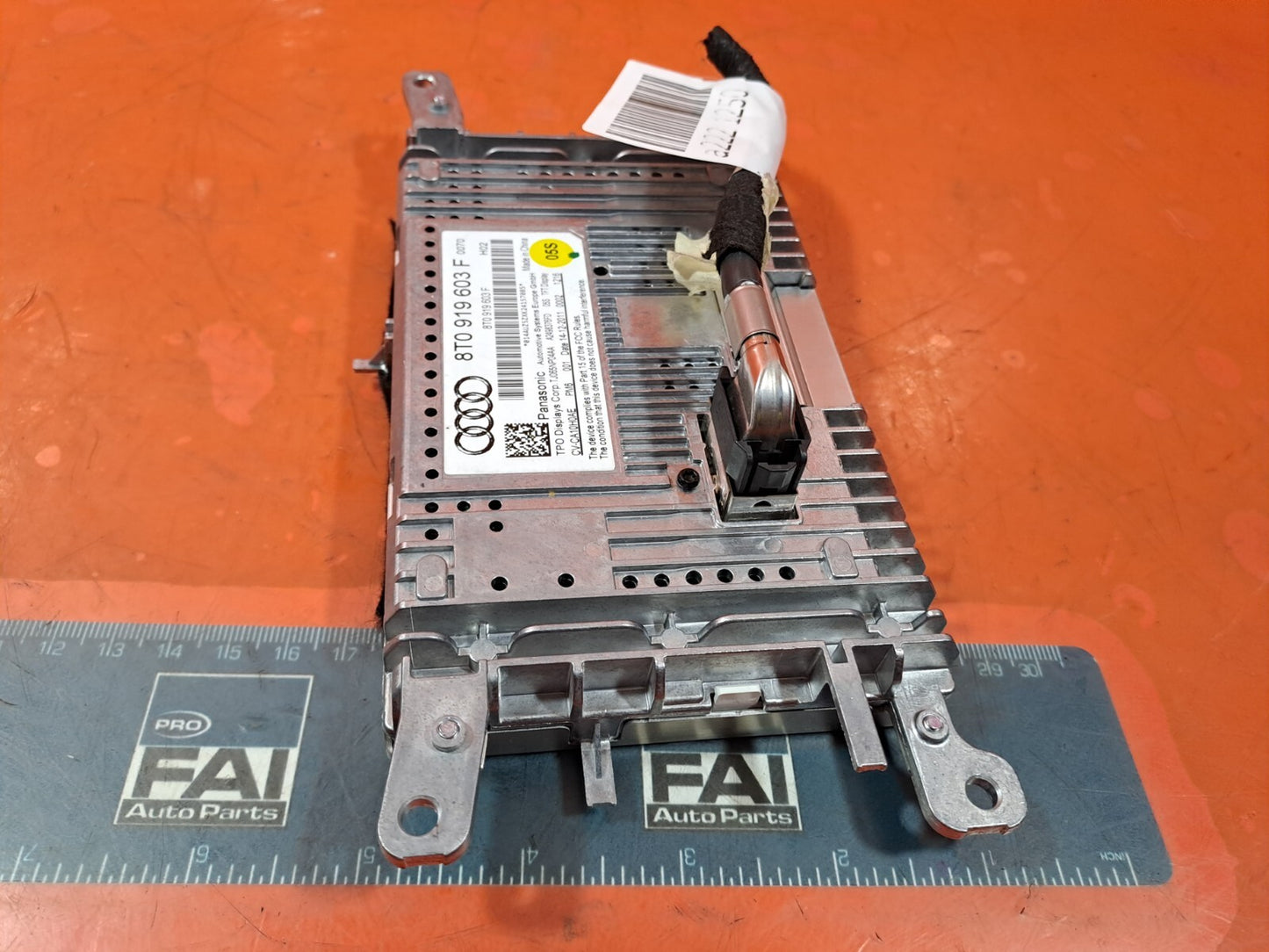 ✅2012 AUDI A5 1.8P DASHBOARD DISPLAY SCREEN 8T0919603F + WARRANTY A222 - Image 3