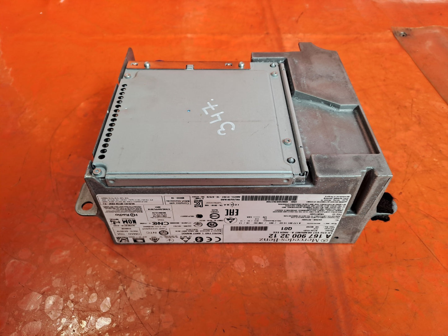 ✅MERCEDES A180D W177 1.5 DIESEL 2019 SAT NAV STEREO HEAD UNIT A1679003212 A347 - Image 2