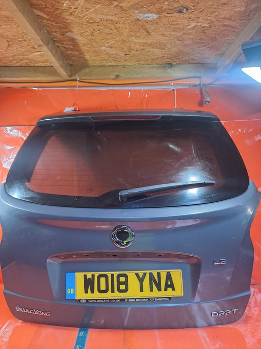 ✅SSANGYONG KORANDO LE 2.2 DIESEL 2018 TAILGATE BOOT LID GREY Warranty A288 - Image 1