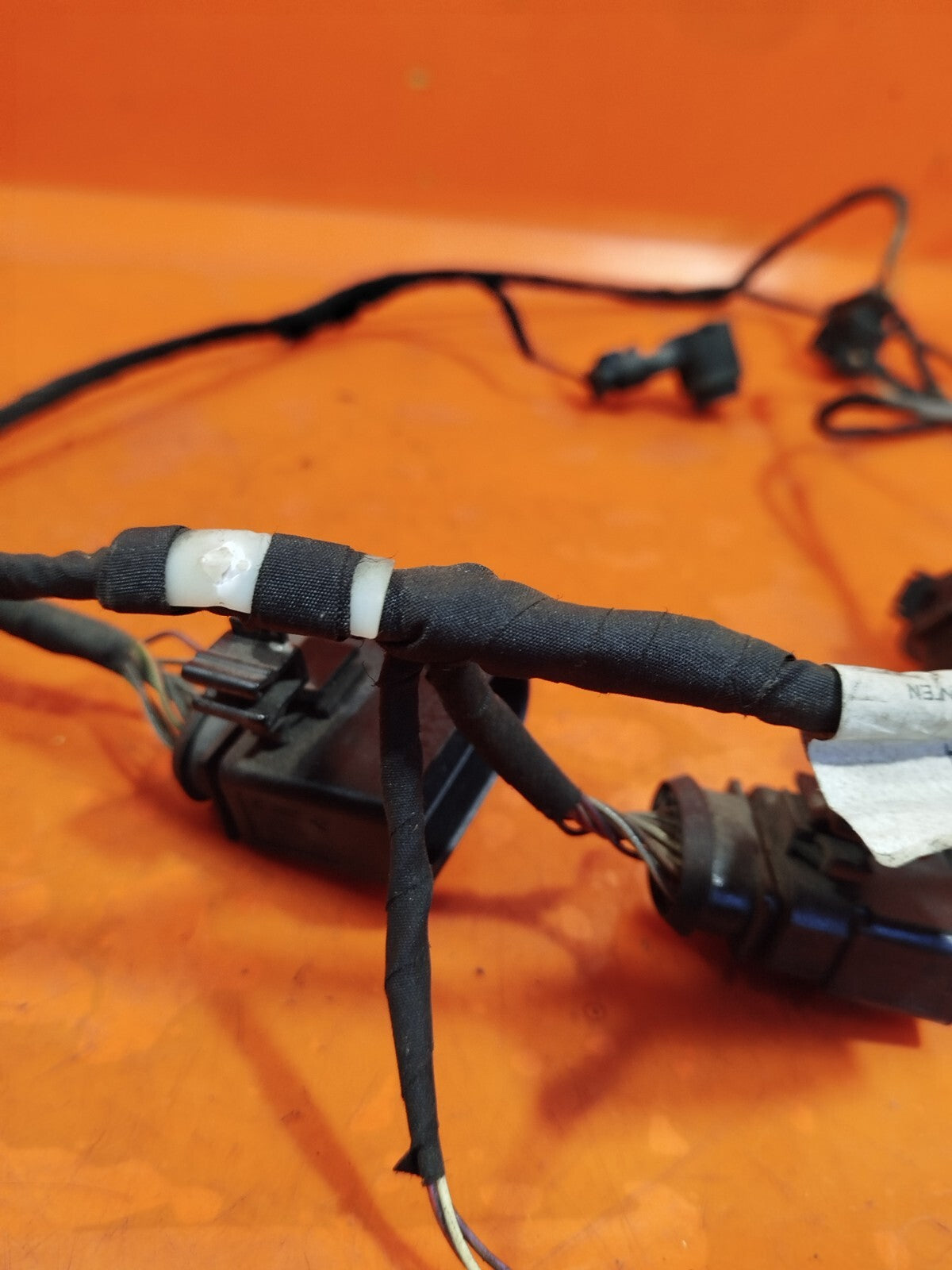 ✅AUDI Q7 S LINE QUATTRO 2009 REAR BUMPER PDC PARKING SENSORS WIRING LOOM A245 - Image 10