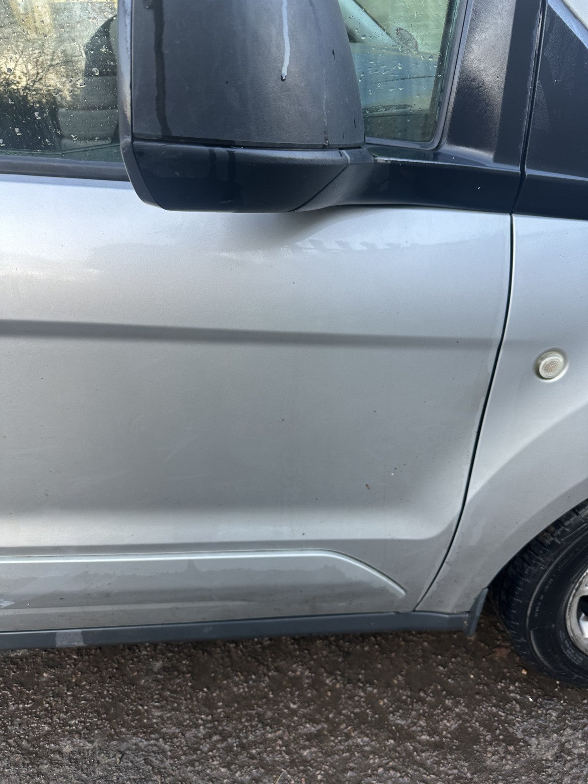 ✅2017 FORD TRANSIT CONNECT 1.5D FRONT RIGHT BARE DOOR W/O MIRROR SILVER A369 - Image 2