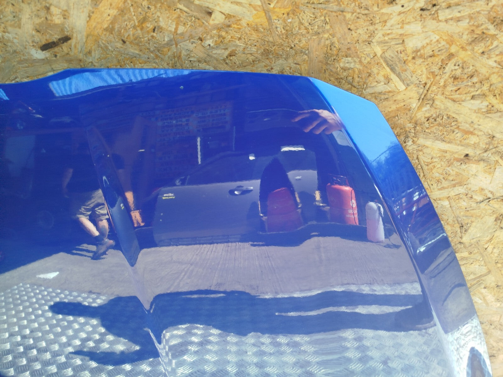 ✅FORD B-MAX TITANIUM 1.0 PETROL 2014 BONNET HOOD BLUE Scratches A285 - Image 3