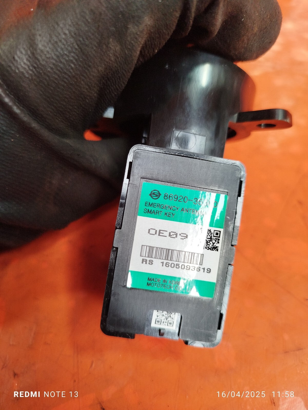 ✅Ssangyong Tivoli Ex 2016 1.6 Diesel START STOP BUTTON 86920-35500 Warranty A279 - Image 5