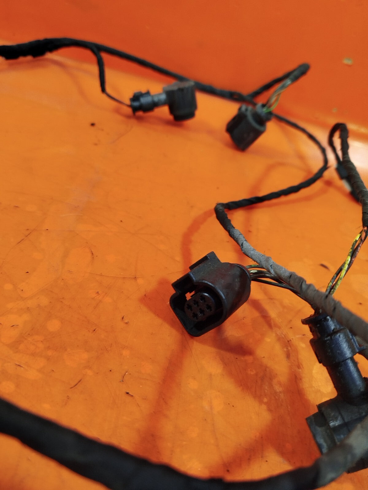 ✅AUDI Q7 S LINE QUATTRO 2009 REAR BUMPER PDC PARKING SENSORS WIRING LOOM A245 - Image 4